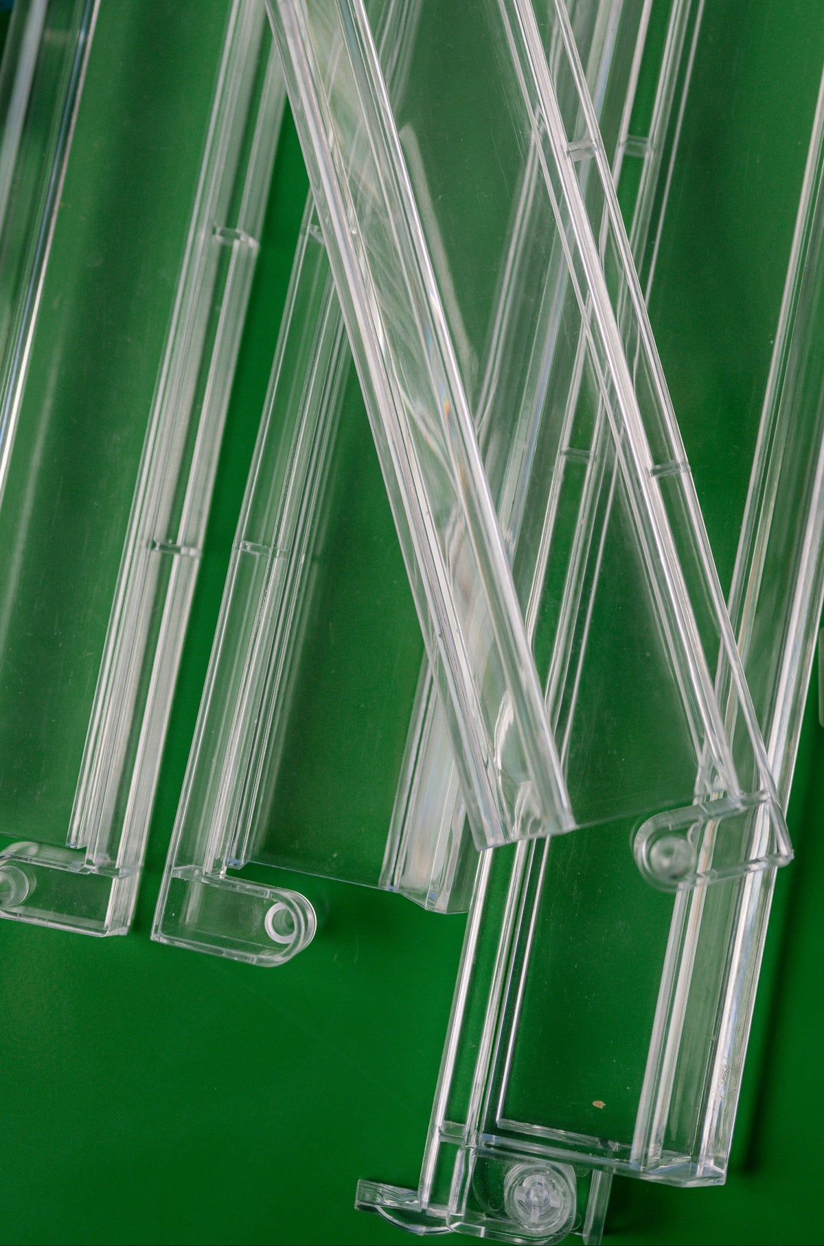 Clear Mahjong Racks Set of 4